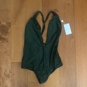 MIKOH Deep V Fun Back One Piece